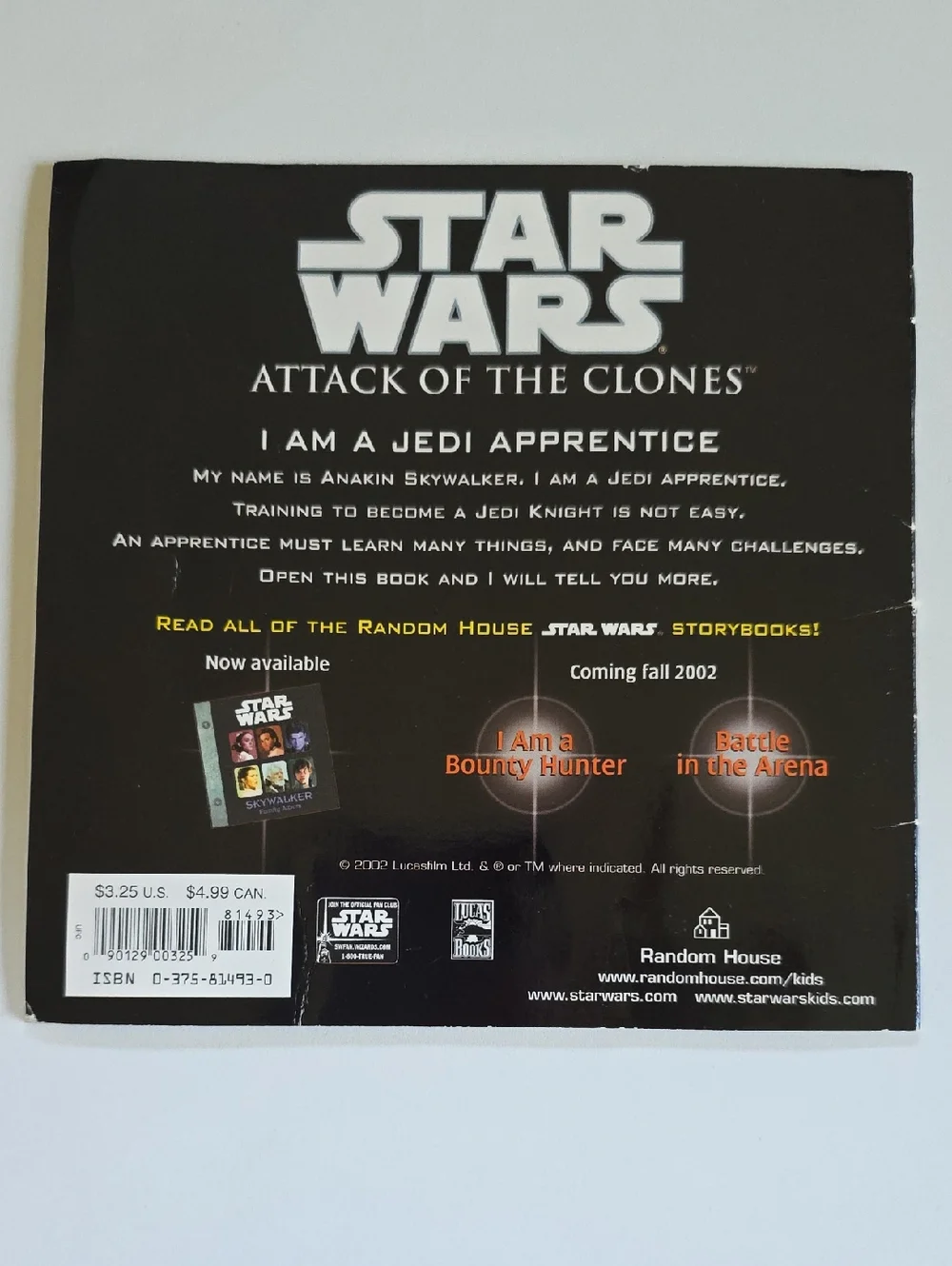 Vintage Star Wars Books Set Of 5 -  Episode I And Attack Of Clones
